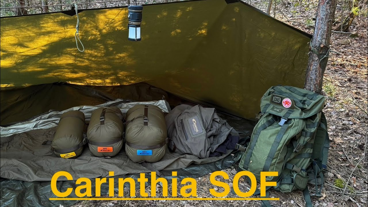 Carinthia SOF 1/2/3 Schlafsack Review Teil1  @outdoorconceptsde