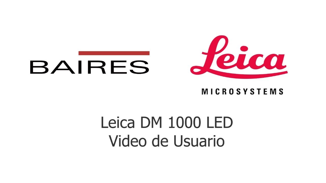 Leica DM1000 LED + Flexacam C1 - Microscopio y Videocamara - Video de Usuario BAIRES (Oficial)