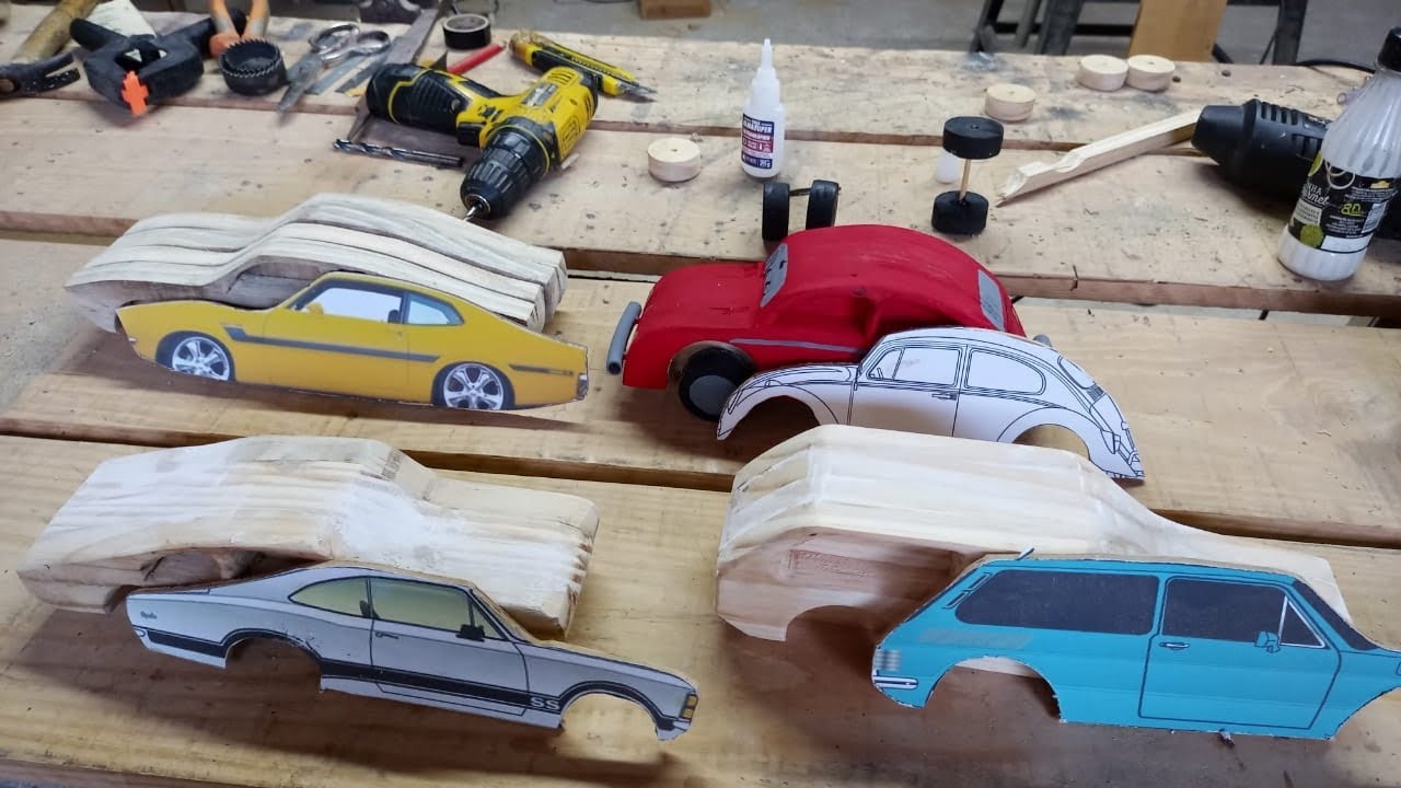 como fazer qualquer modelo de carrinho em madeira . Uma terapia para mente e para o bolso.
