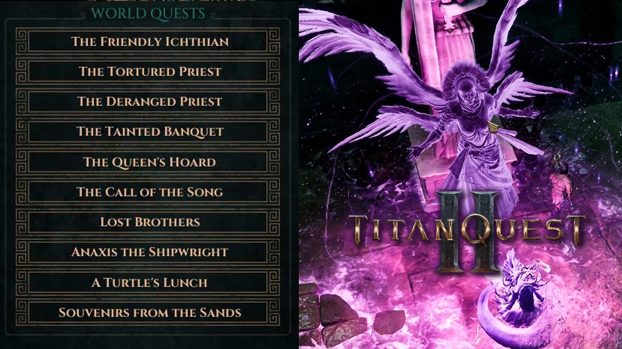 Titan Quest II - Дополнительные задания главы 2