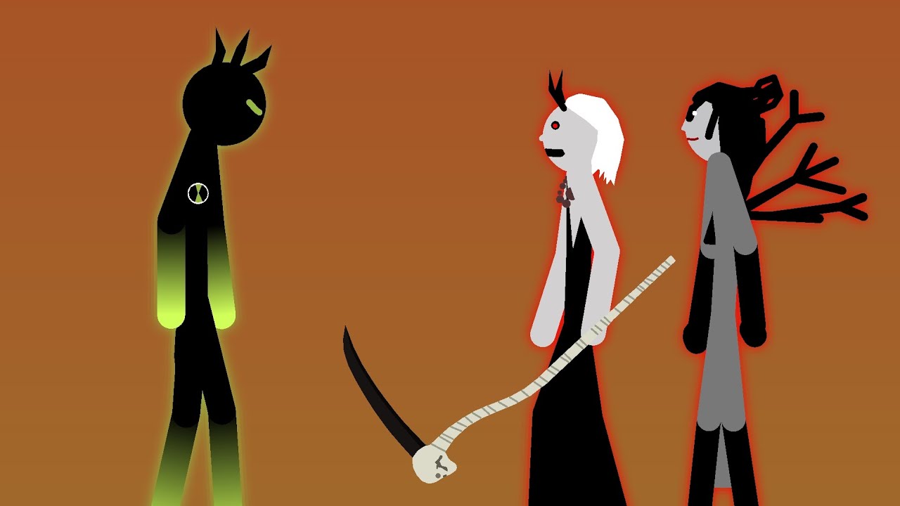 Alien X(Ben 10) Vs Shinigami And Yurei(Team Mimic)