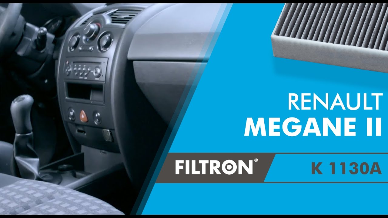 Как заменить салонный фильтр? – Renault Megane II  – The Mechanics by FILTRON