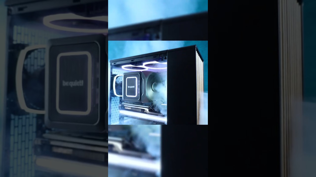 Fractal North Airflow Visualization | Be Quiet CPU cooler