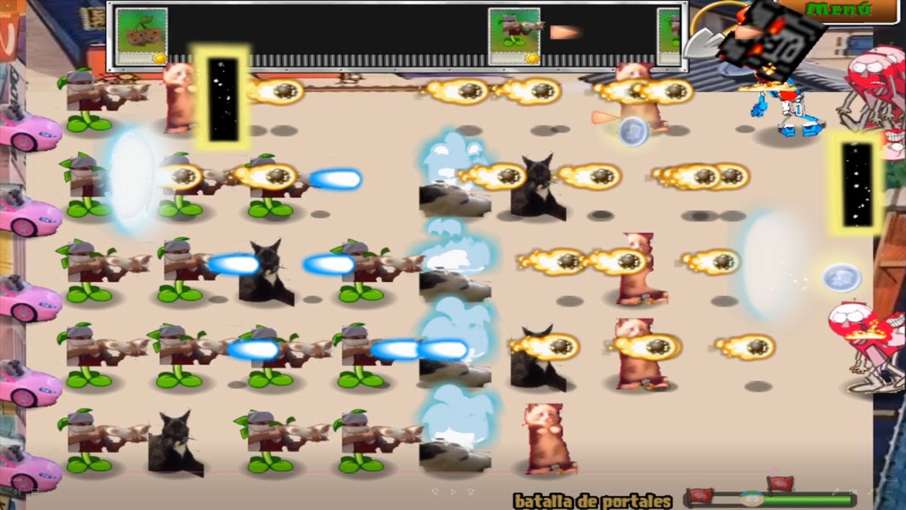 Plants VS Zombies Mod Cats Vs Cartoons V2 - Gameplay Walkthrough Part 3