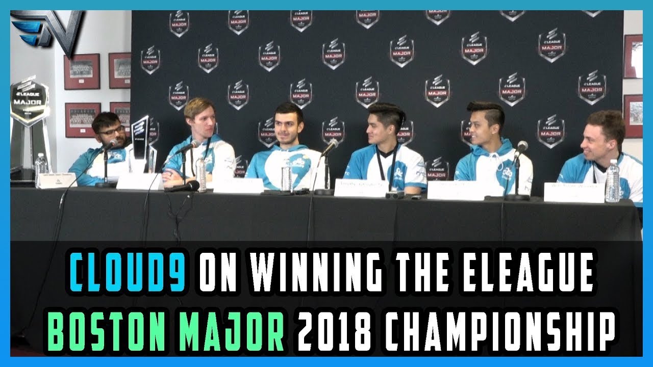 Press Conference: Cloud9  ELEAGUE Boston Major 2018 Champions