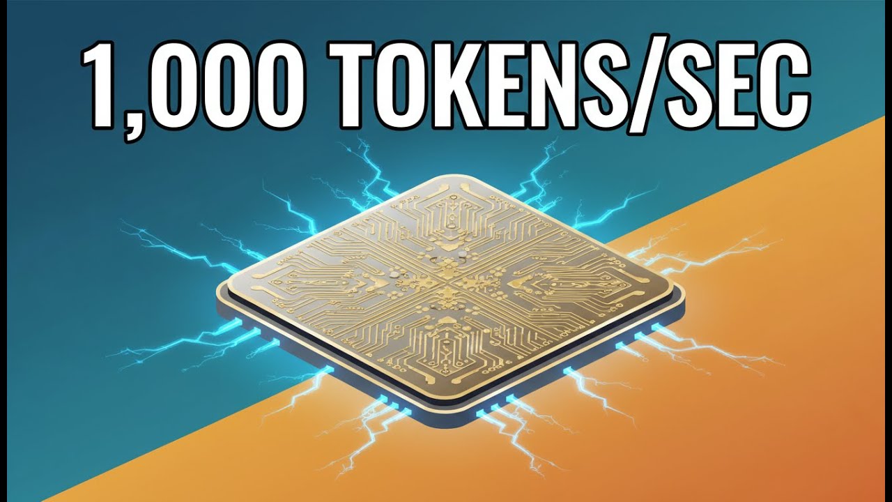How AI Just Broke the Speed Limit (1,000 Tokens/Sec)