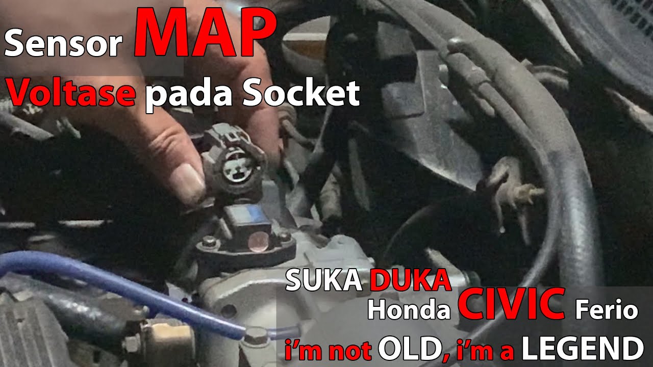 Socket dan Voltase MAP Sensor Honda Civic Ferio 96-00 || Suka Duka Ferio || Honda Civic MAP Voltage