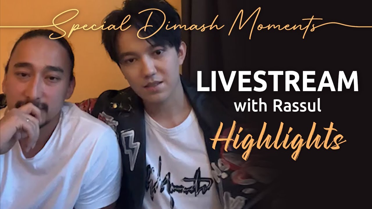❤ SPECIAL DIMASH MOMENTS • Livestream Highlights with Rassul (April 2022)