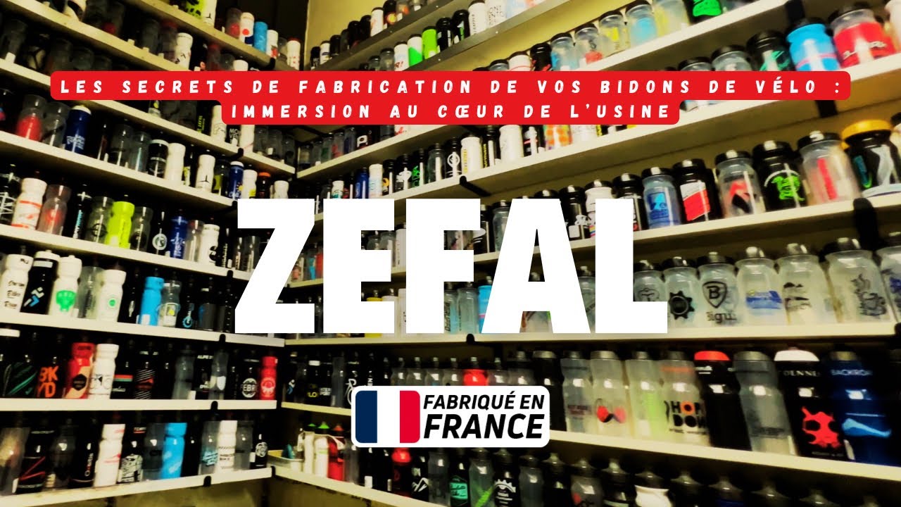 Les secrets de fabrication de vos bidons de vélo : Immersion dans l'usine ZEFAL 🇫🇷
