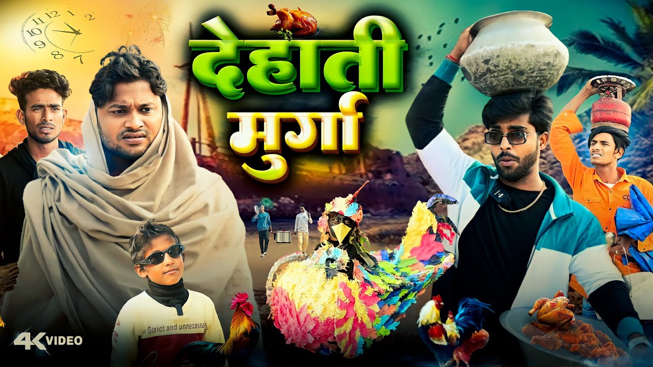 देहाती मुर्गा | Dehati Murga | Dileep Vines | @AkhijiBhojpuriya | New Year Comedy Video #2024