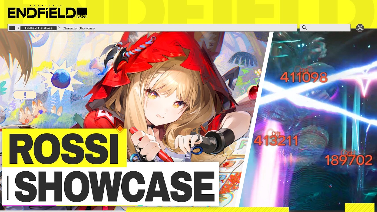 ROSSI IS OP!! - A Simple Rossi Guide - Squad/Team + Build + Gears【Arknights: Endfield】