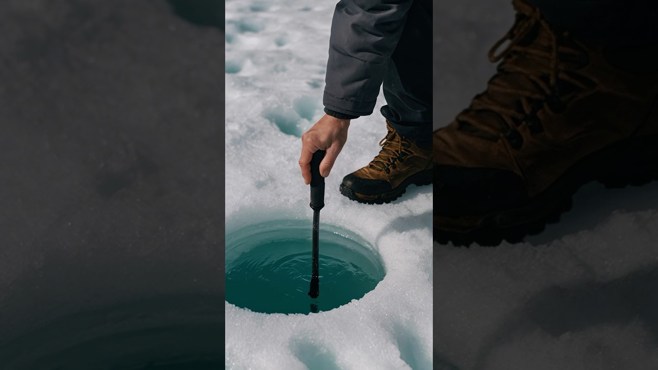 This is what&rsquo;s inside glaciers #inside #glacier #glacierwater #ice #ai#nature