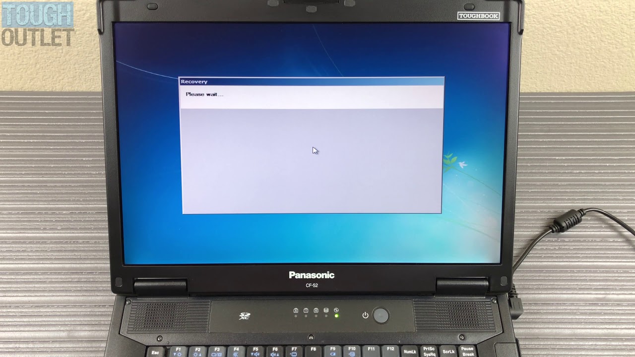 Panasonic Toughbook CF-52: How to use recovery partition