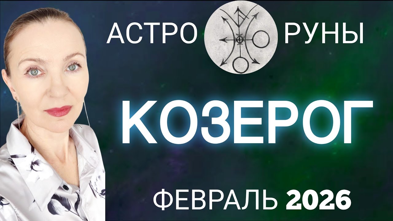 ♑ КОЗЕРОГ ФЕВРАЛЬ 2026 🧿 ПРОГНОЗ АСТРО-РУН 