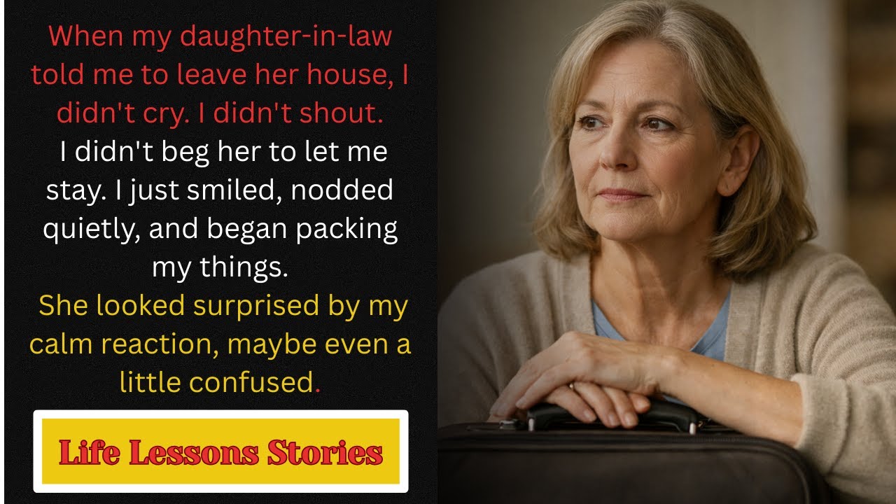 My Daughter-in-Law Asked Me to Leave, and My Son Stayed Silent| Life lessons stories