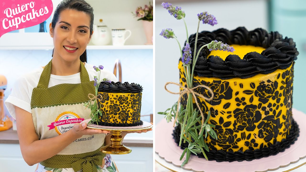 DECORACIÓN CON STENCILS Y CREMAS COMPRADAS | PROBANDO PRODUCTOS | QUIERO CUPCAKES