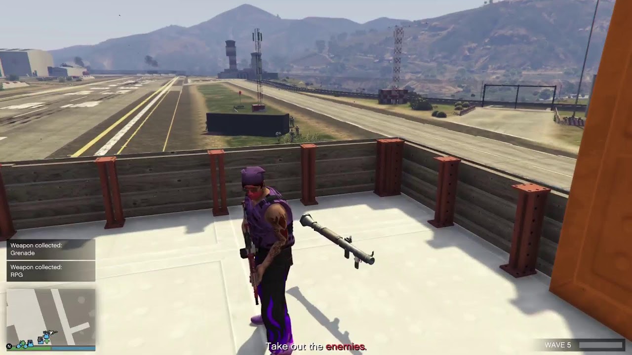 GTA5 Survival | Conflict on Runway 30 | by XxReborn_81xX | Wave 5/10