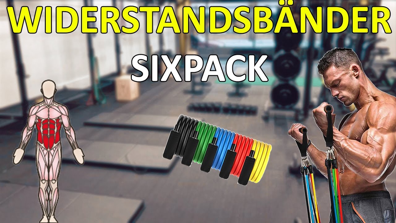 8+1 Übungen für Bauch & Sixpack mit Widerstandsbändern   Fitness Band für Zuhause oder Unterwegs