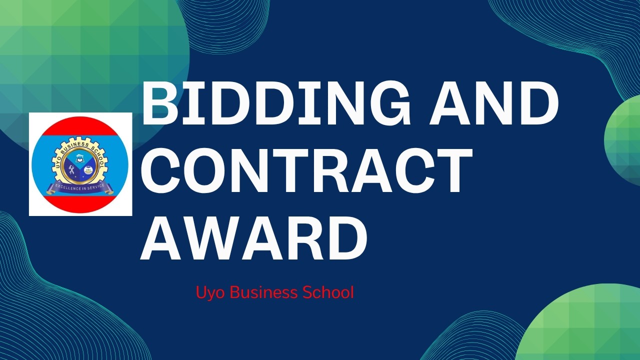 Bidding and Contract Award
