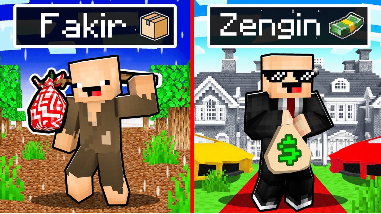 Minecraft'ta FAKİRDEN ZENGİNE