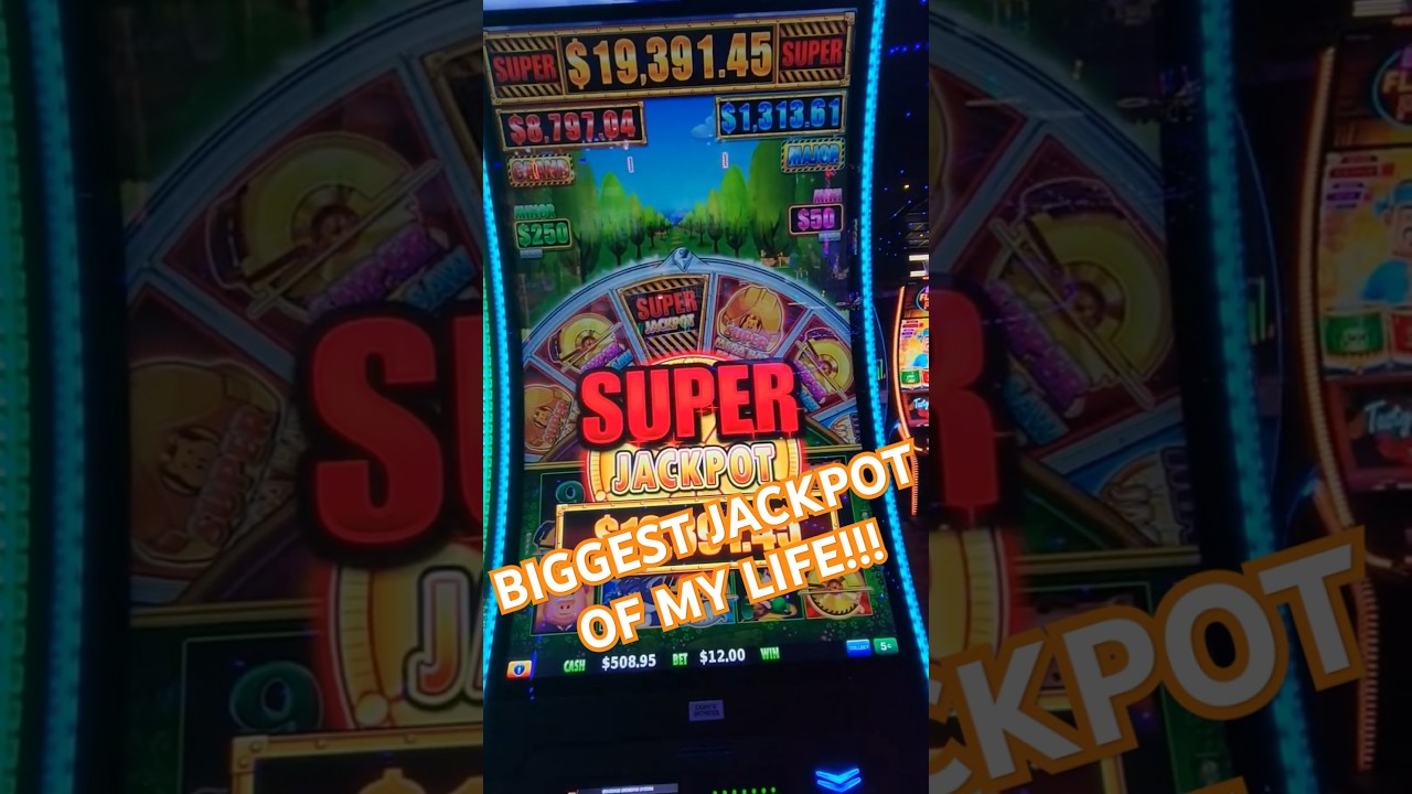 BIGGEST Jackpot of My Life! SUPER GRAND Hit on Huff N&rsquo; Even More Puff! 🐷💥💰 #shorts #slot #jackpot