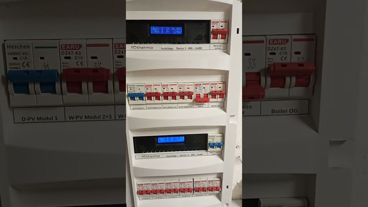 Brauchwassererwärmung mit Fothermo Geräten und was ich daraus gemacht habe.