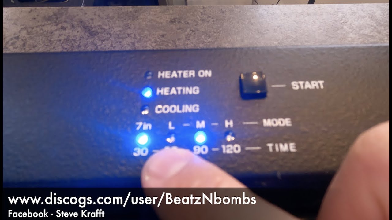 Vinyl flattening with an ORB DF-01iA
