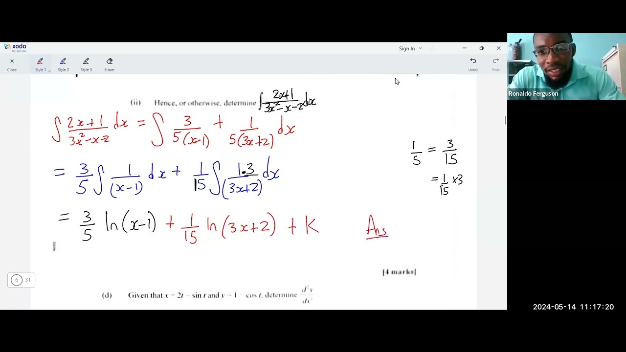 Pure Mathematics Unit 2| 2024 Solution| EASY CAPE PAPER?