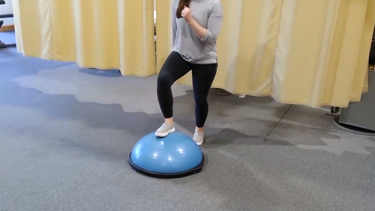 Серия упражнений на мяче Bosu