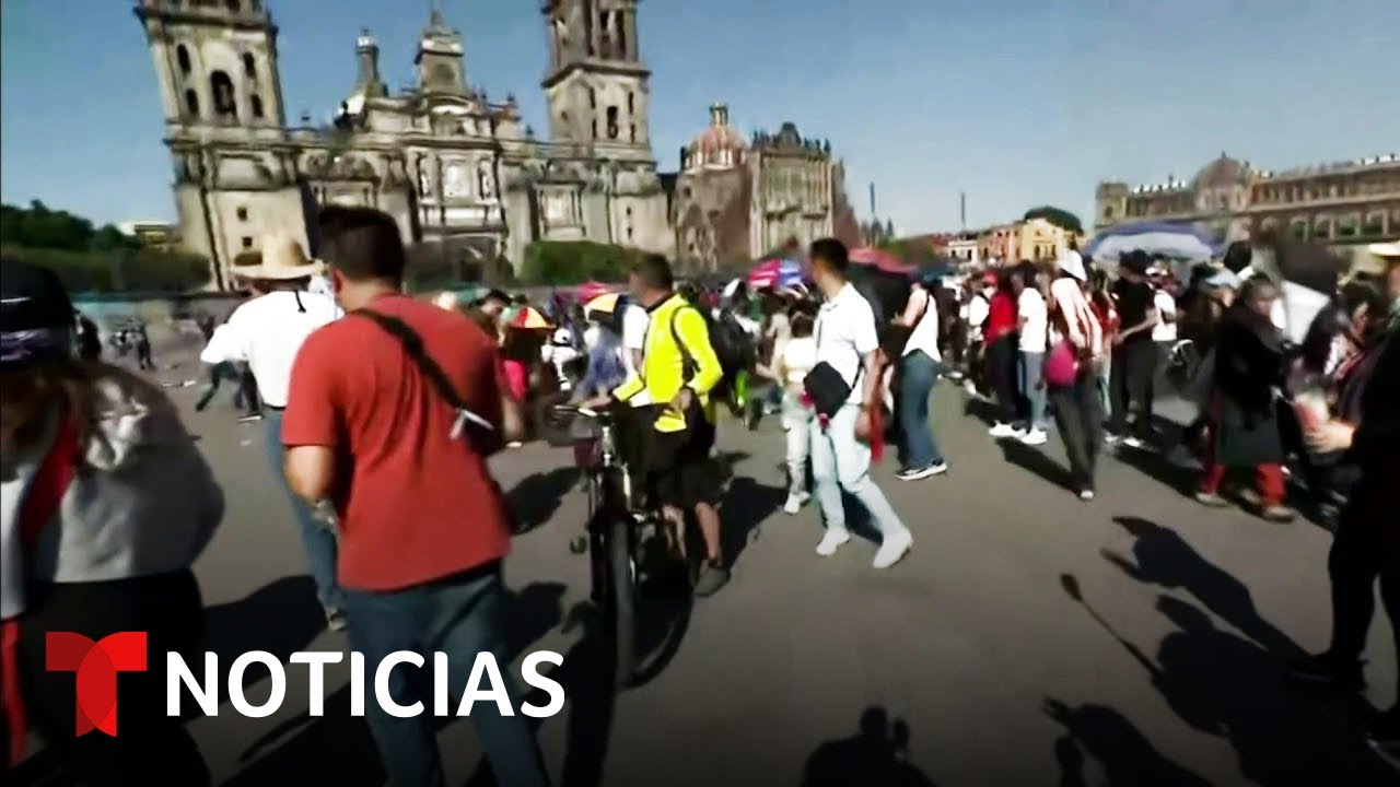 Hubo tensión durante la marcha de la Generación Z en Ciudad de México | Noticias Telemundo