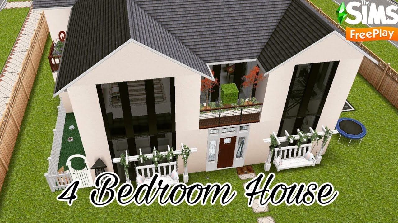 The Sims Freeplay • Neatly Modern House 4 Bedroom ( Remodel )
