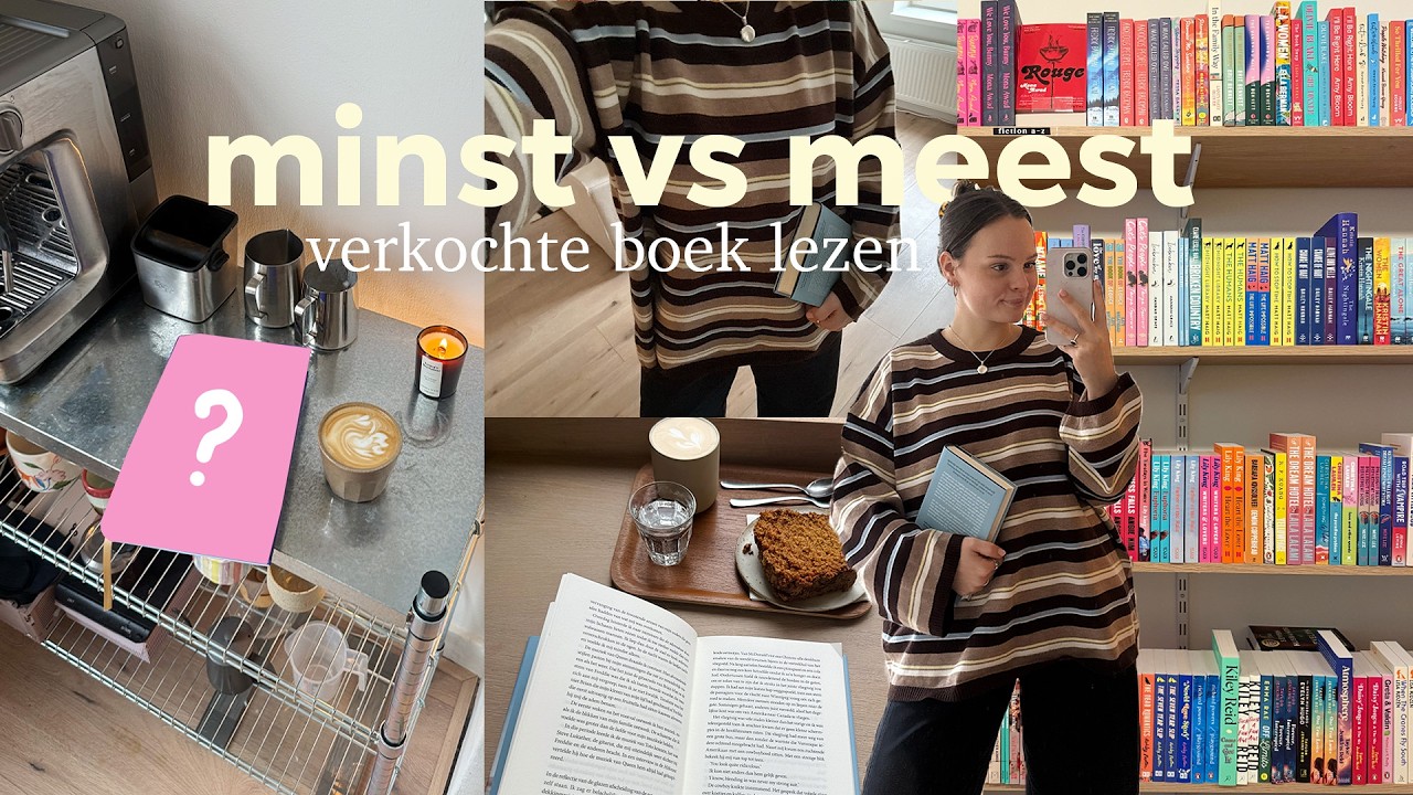 het minst en meest verkochte boek uit mijn boekwinkel lezen 💓📖