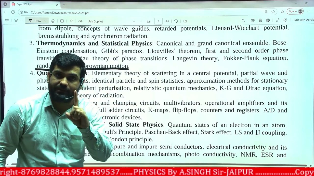 RPSC(Grade-1st) Updated Syllabus