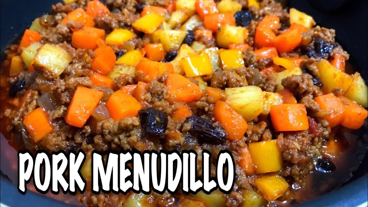 MENUDILLO | PORK GINILING MENUDO | EASY TO COOK PORK MENUDILLO | HOW TO COOK GROUND PORK MENUDO