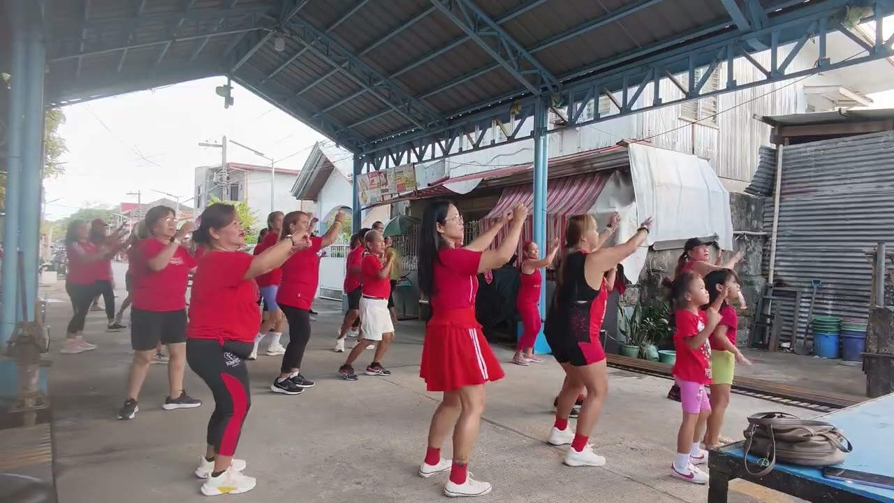 Zumba dance with my friends