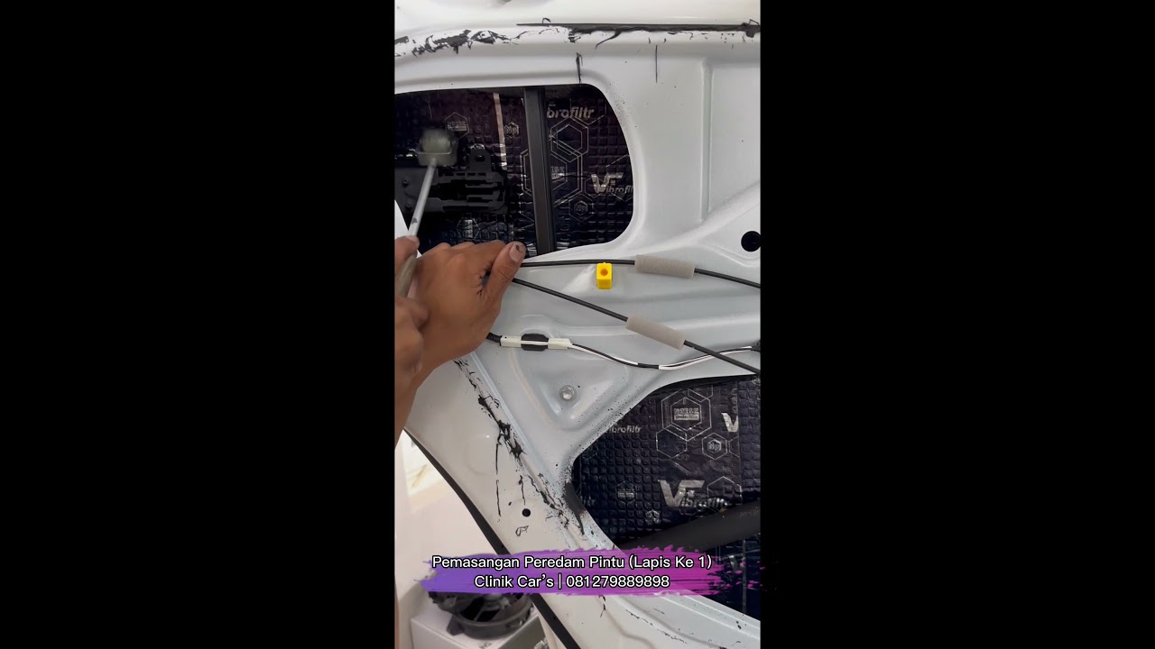 Clinik Car&rsquo;s Ahlinya Peredam | Pemasangan Full Peredam Toyota Fortuner GR | Peredam Vibrofiltr