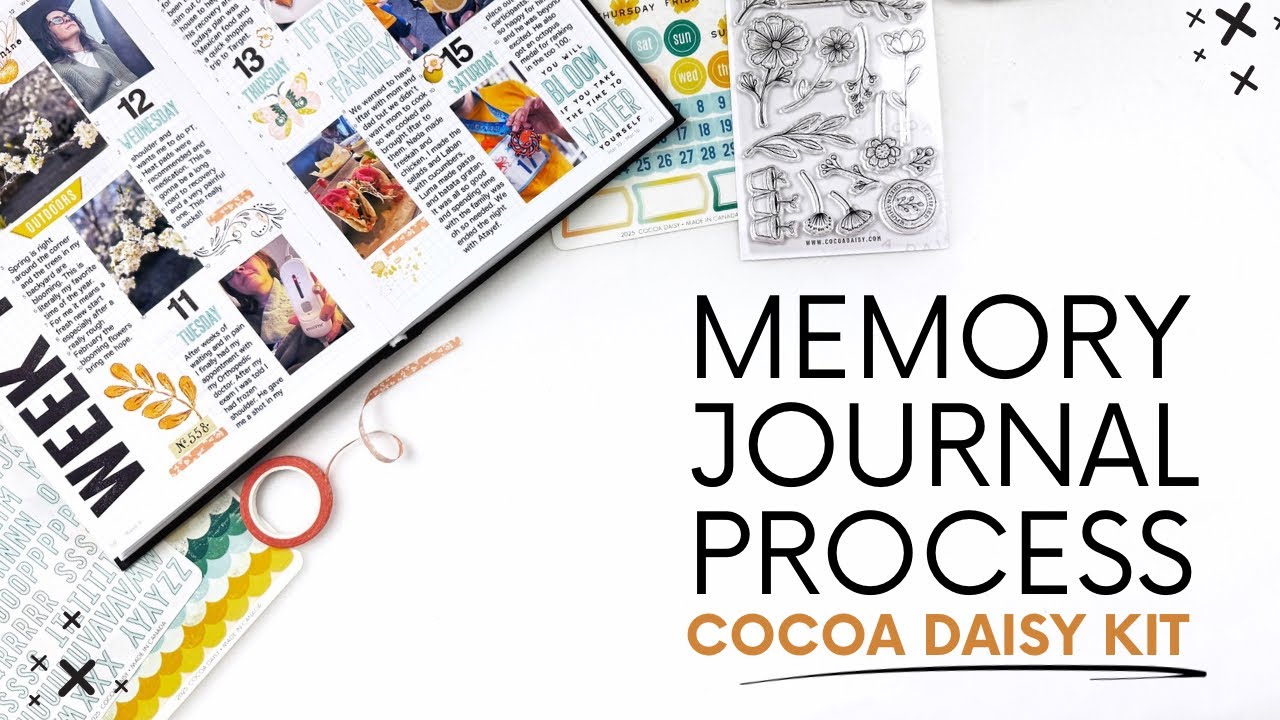 Memory Journal With Me 2025 | Cocoa Daisy Flourish Kit