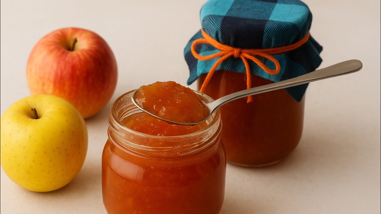 From My Garden to Jar 🍏 Sweet Apple Jam