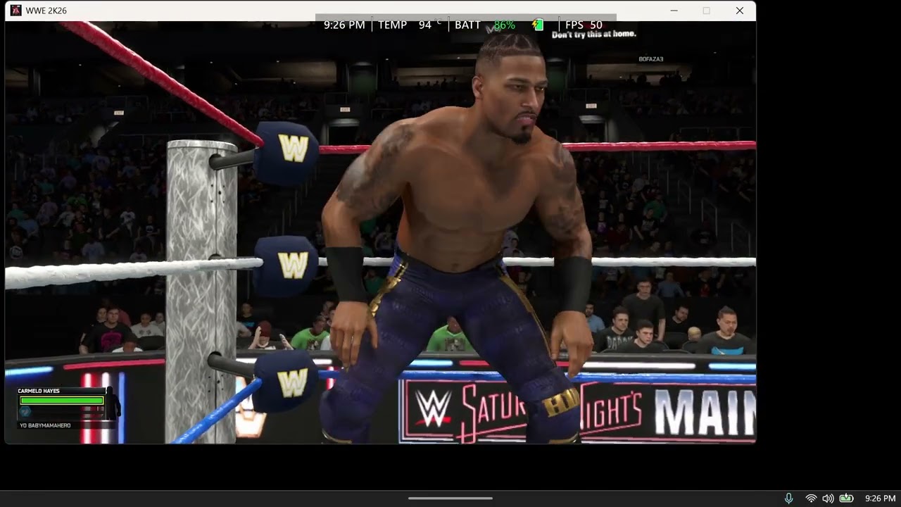 WWE 2K26 PC RANKED ONLINE ASUS ROG XBOX ALLY X GAMEPLAY WITH YO BABYMAMAHERO