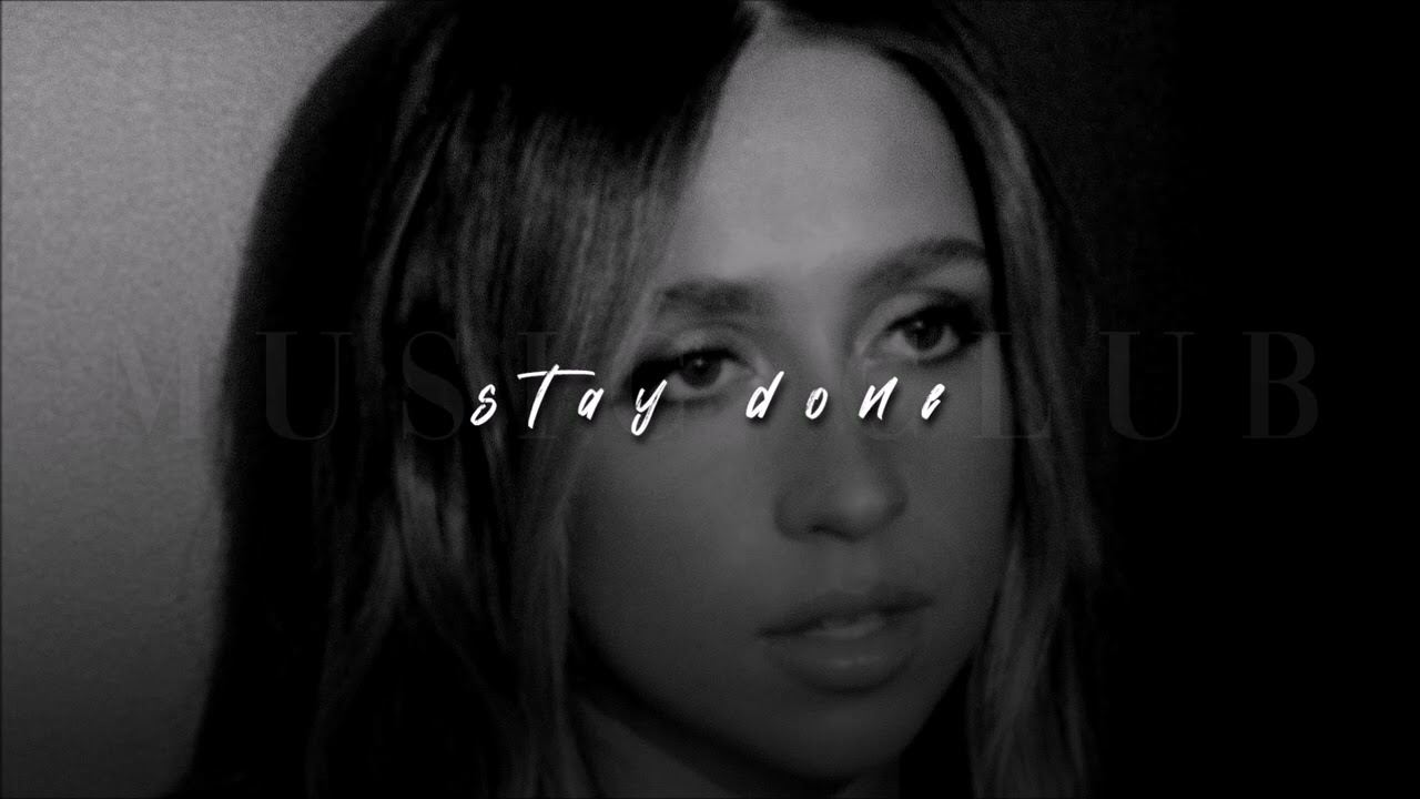 Tate McRae, stay done | sped up |