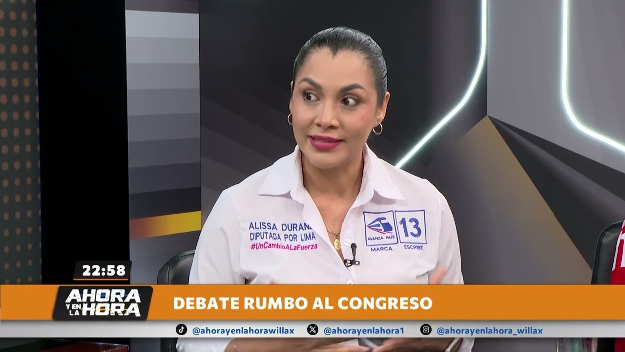 Ahora y en la Hora - MAR 16 - 2/2 - DEBATE RUMBO AL CONGRESO | Willax