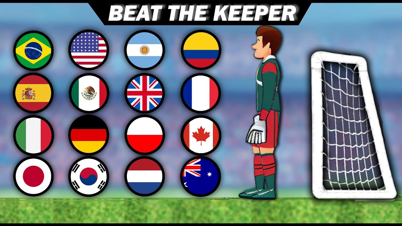 BEAT THE KEEPER | Marble Soccer Race Tournament