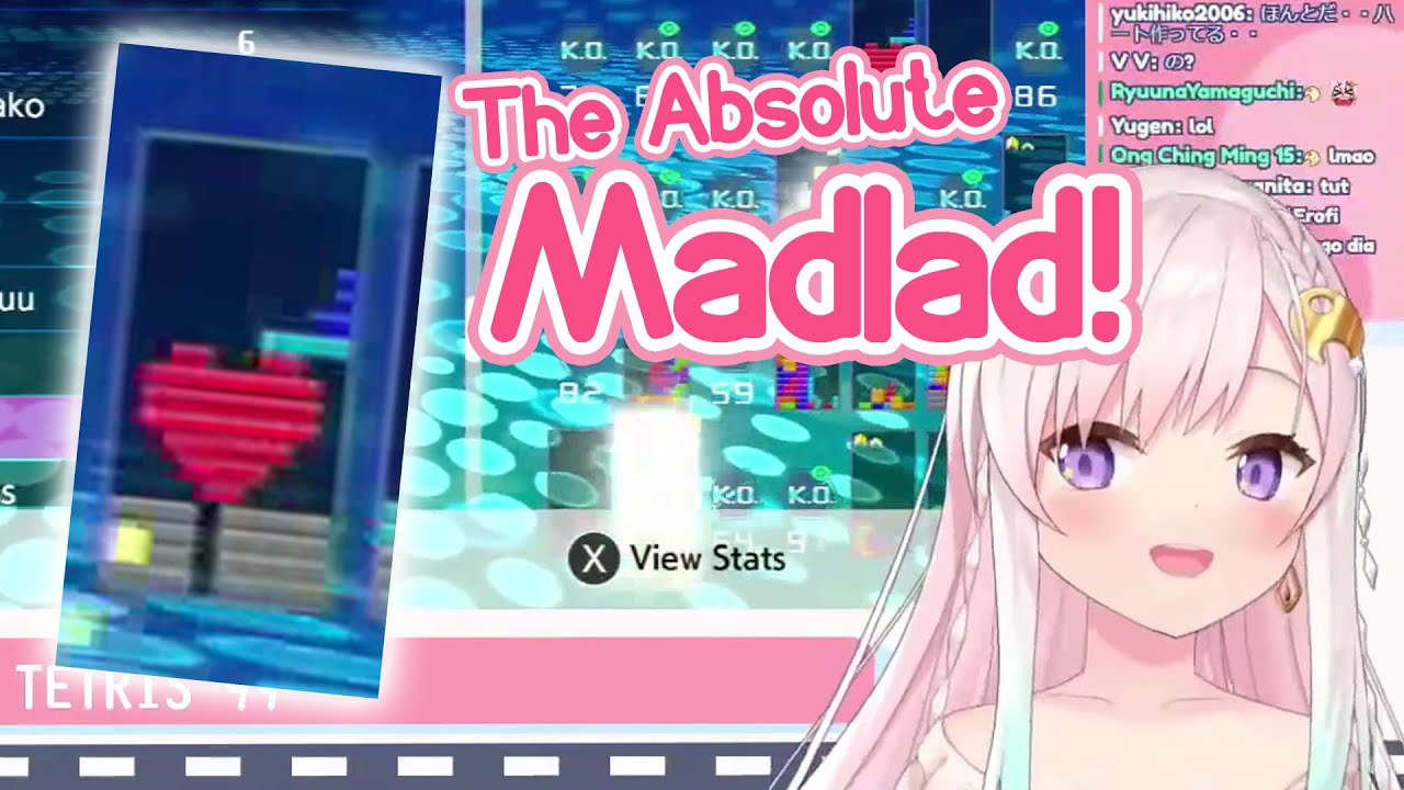 Some madlad made a heart for Iofi in tetris【EN sub】
