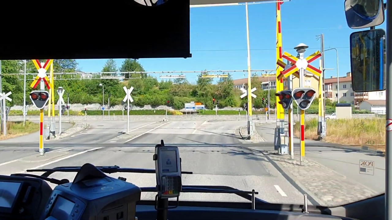 Buss 55 i Kinna från Örby till Skene via Kinna