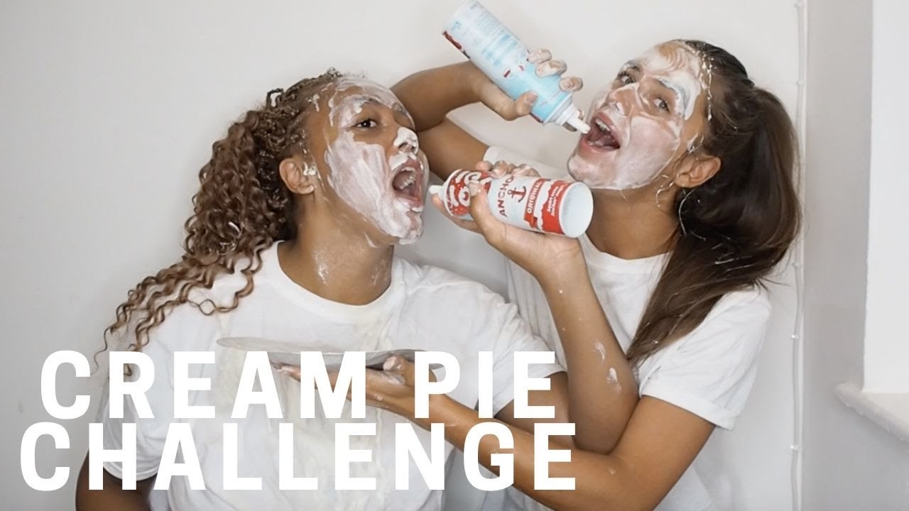 | HOW WELL DO WE KNOW EACH OTHER? | CREAM PIE CHALLENGE | JAS and ELLA |