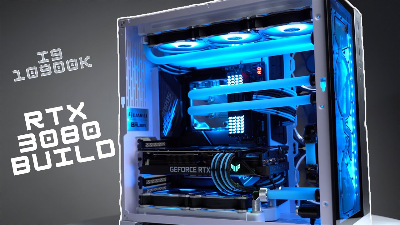RTX 3080 Build i9-10900k PC 2020 Lian li PC-O11 Watercooled