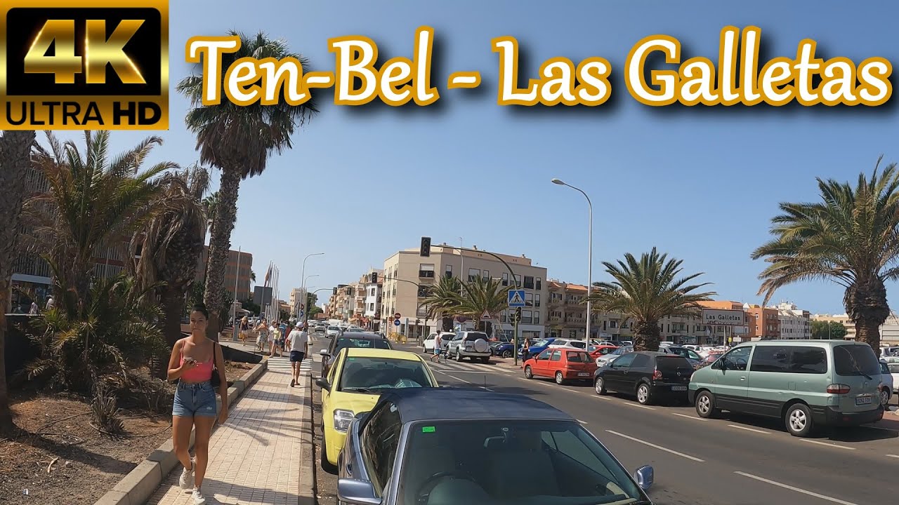 TENERIFE | Ten-Bel & Las Galletas [Beautiful Places in Arona] 🌞 September 2021 | Walking Tour [4K]