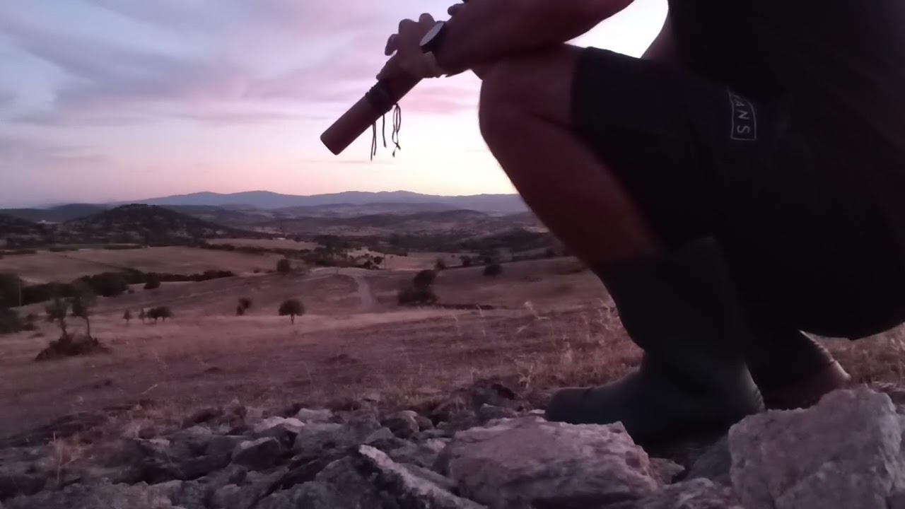high spirits condor bass flute  key of D improvisation