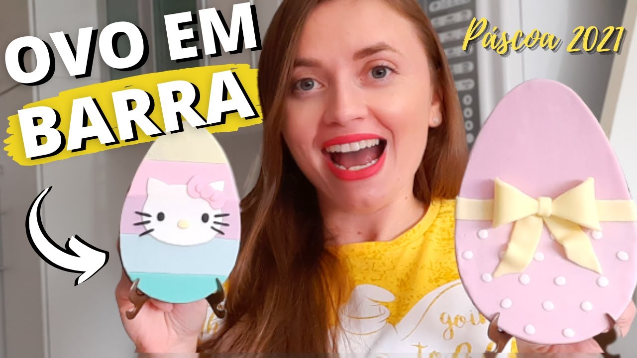 COMO FAZER OVO DE CHOCOLATE DIFERENTE | 3 Ideia para ovo de páscoa decorado.