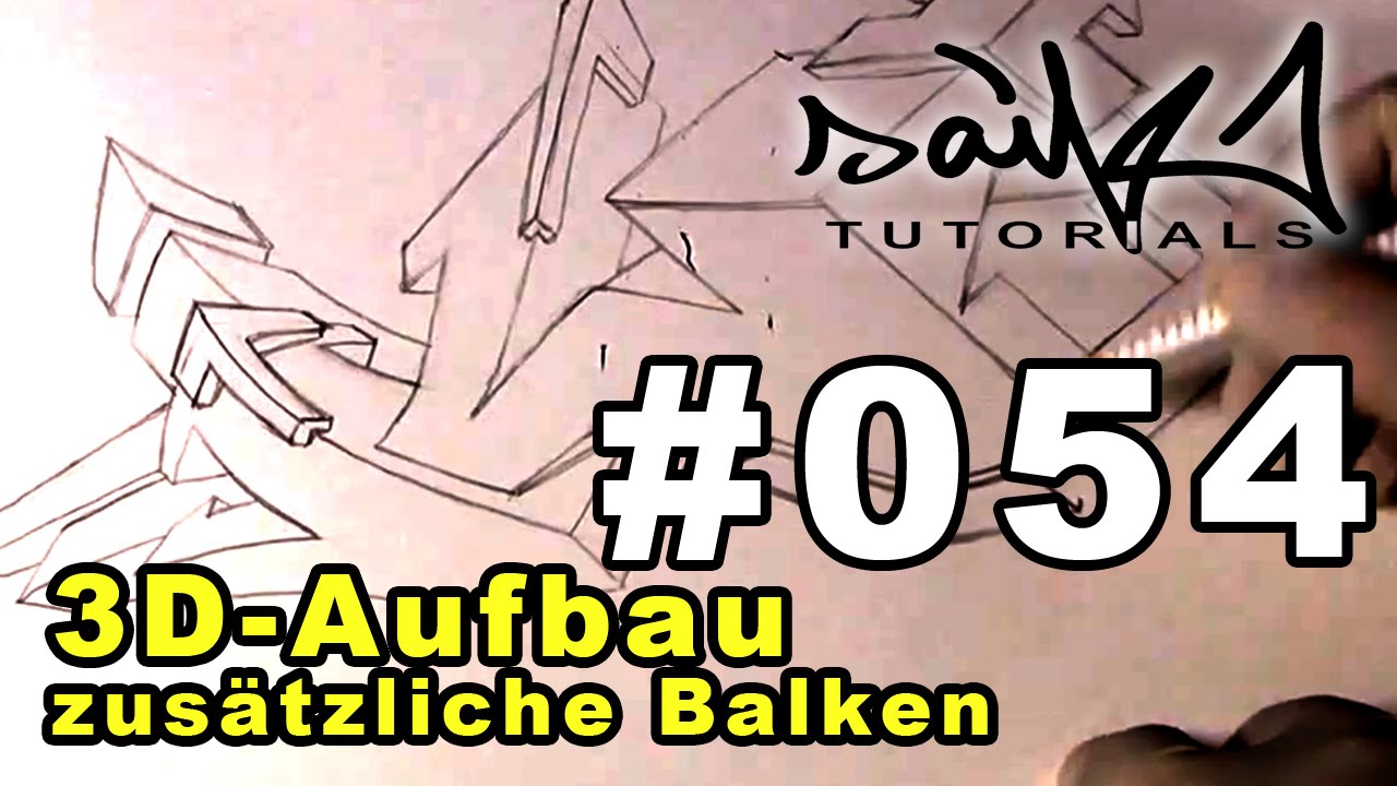 Saikone: Graffiti Tutorial #054 3D-Aufbau-Addons 